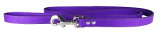 Leather Brothers - 3/4" X 4' Luxe Leather Lead - Violet