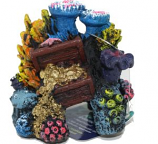 Blue Ribbon Pet Products - Exotic Environments Lost Treasure Reef - 3X2.5X2.75 Inch