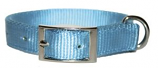 Leather Brothers - 3/4" Regular Bravo Nylon Collar - Sunny Blue - 16" Length