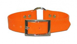 Leather Brothers - 1" SunGlo Ring-in-Center Collar - Orange - 30" Length