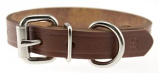 Leather Brothers - 3/4" Regular Bully Leather Collar -16" Length