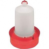 Miller Manufacturing - Poultry Waterer Deep - Red - 3 Gallon