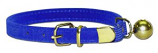 Leather Brothers - 3/8" Majestic Cat Collar - Blue - 13" Length