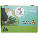 Paws/Alcott - Heavy Doodie 2-Ply Waste Bags - 50 Count