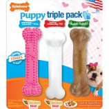 Tfh Publications/Nylabone - Puppy Chew Triple Pack - Pink