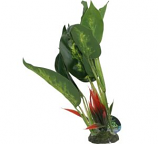 Blue Ribbon Pet Products - Tropical Gardens Dieffenbachia Variegated Leaf - Green - Medium