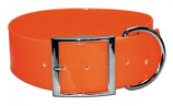 Leather Brothers - 2" Regular Sunglo Collar - Orange - 21" Length