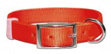 Leather Brothers - 1" Dee-In-Front Bravo Nylon Collar - Neon Orange - 30"Length