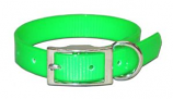 Leather Brothers - 3/4" Regular SunGlo Collar -  Neon Green - 16" Length