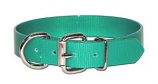 Leather Brothers - 1" Dee-In-Front SunGlo Collar - Green - 19" Length
