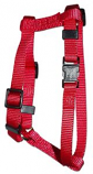 Leather Brothers - 3/8" Kwik Klip 1-Ply Nylon Adjustable Harness - Red