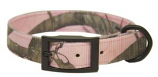 Leather Brothers - 1" Regular 2-Ply Nylon Realtree Collar - Pink - 21" Length