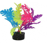 Blue Ribbon Pet Products - Color Burst Florals Philo Leaf Multi - Glow - 1.25X1.25X3.25 Inch