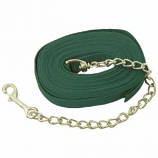 Imported Horse Supply - Lunge Line With Chain - Green - 20 Feet