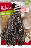 Worldwise Inc -Hypernip Zippy Zebra Feathers Cat Toy -2 Pack