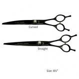 Geib - Pearl Even Handle Shears Curved - 8.5Inch - Black