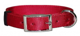 Leather Brothers - 1" Dee-In-Front Bravo Nylon Collar - Red  - 30"Length