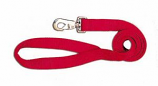 Leather Brothers - 1" X 4' Bravo Train Lead - J-Snap - Red