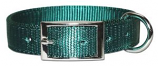 Leather Brothers - 1" Regular Bravo Nylon Collar - Green - 30" Length