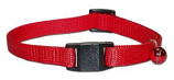 Leather Brothers - Safety Escape Adjustable Cat Collar - Red - 8-14" Length