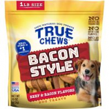 Tyson Pet Products - True Chews Bacon Style Dog Treats - Beef/Bacon - 16 Oz