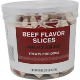 Triumph Pet Industries - Beefy Slices Dog Treats - Beef - 40 oz