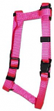 Leather Brothers - 3/8" Kwik Klip 1-Ply Nylon Adjustable Harness - Neon Pink