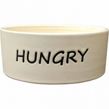 Ethical Stoneware Dish - Hungry Unbreak-A-Bowlz  Stoneware Dish Dog - Tan - 5 Inch