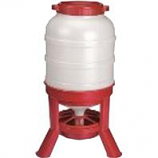 Miller Manufacturing - Feeder Plastic Dome - Red - 60 Lb