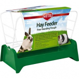 Super Pet - Container-Kaytee Free Stand Trough Hay Feeder - Assorted