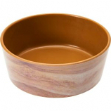 Ethical Stoneware Dish - Unbreak-A-Bowlz Melamine Wood - Tan/Brown - 6 Inch
