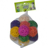 A&E Cage Company  - Happy Beaks Vine Munch Balls - 12 Ct - Assorted 