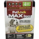 PetIQ - Flea & Tick - Petlock Max Flea & Tick Control Dog - 11-20 Lb/4 Pack