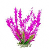 Aquatop Aquatic Supplies  - Aquarium Plant With Weighted Base - 20 Inch - Pink/White