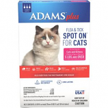 Farnam Pet - Adams Plus Flea  & Tick Spot On Cat - Over 5 Lbs