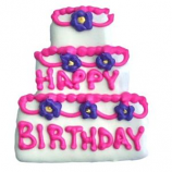 TajMa-Hound- Birthday Cake Cookie - Pink