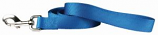 Leather Brothers - 1" x 6' One-Ply Nylon Lead - Nickle Bolt - Hurricane Blue