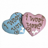 Bubba Rose Biscuit - Assorted Woof Hearts (Case of 12)
