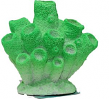 Blue Ribbon Pet Products - Exotic Environments Green Sponge Coral - 3.5X2.5X3.5 Inch