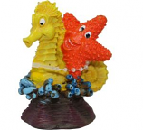 Blue Ribbon Pet Products - Exotic Environments Seahorse & Star - 2X1.5X2.5 Inch