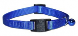 Leather Brothers - Safety Escape Adjustable Cat Collar - Blue - 8-14" Length