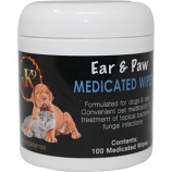 Elite Pharmaceuticals - Medicated Ear Paw Wipe - 100 Ct