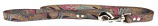 Leather Brothers - 3/4" X 4' Paisley Leather Lead - Chocolate