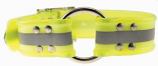 Leather Brothers - 1.5" Reflective SunGlo Wide Collars - Yellow - 25" Length