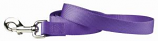 Leather Brothers - 1" x 4' One-Ply Nylon Lead - Nickle Bolt - Lavender