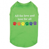 Zack & Zoey - Love for all Tank - Small - Green