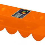 Tuff Stuff Products - Egg Carton Plastic -Orange -12 Count