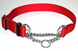 Leather Brothers - 1" Tender Trainer Collars - Red - 20-32" Length