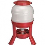 Miller Manufacturing - Feeder Plastic Dome - Red-45 Lb