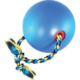 Ethical Dog - Tuggo Ball With Rope - Blue - 10 Inch